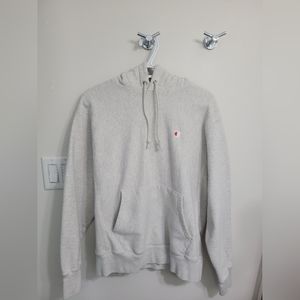 Champion Medium beige silver grey Reverse weave hoodie